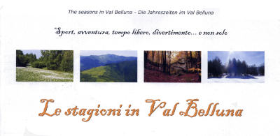 Il depliant nato da un'idea di Michele Gasperin per promuovere le attività sportive in Valbelluna